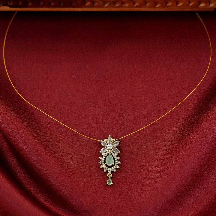 Hritika Floral AD Stone String Neckpiece