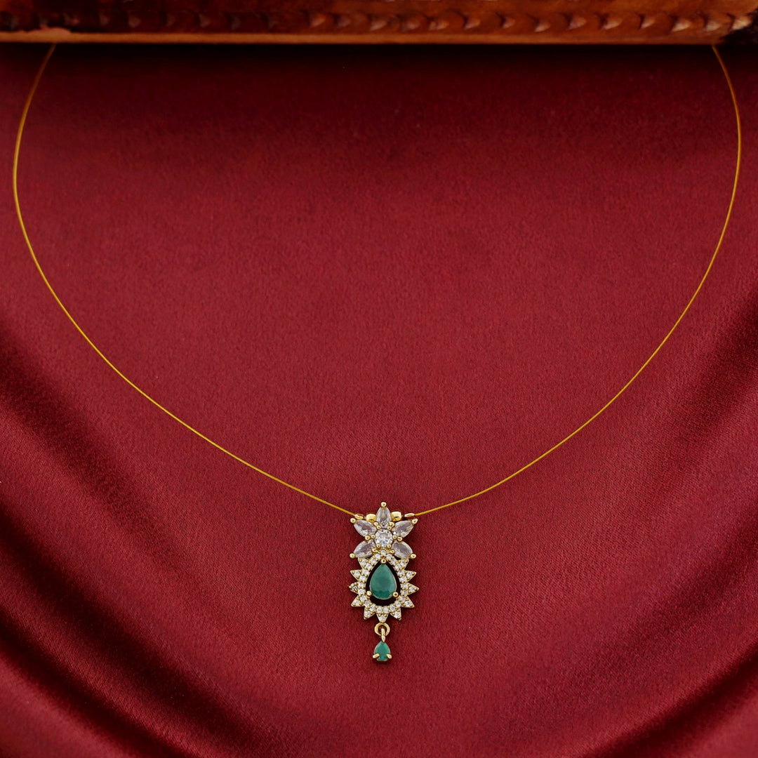 Hritika Floral AD Stone String Neckpiece