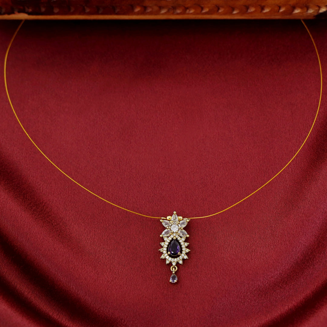 Hritika Floral AD Stone String Neckpiece