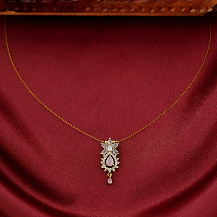 Hritika Floral AD Stone String Neckpiece