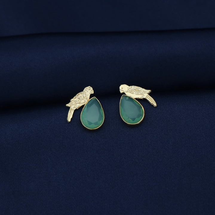 Lorna Glossy Drop Bird Earring