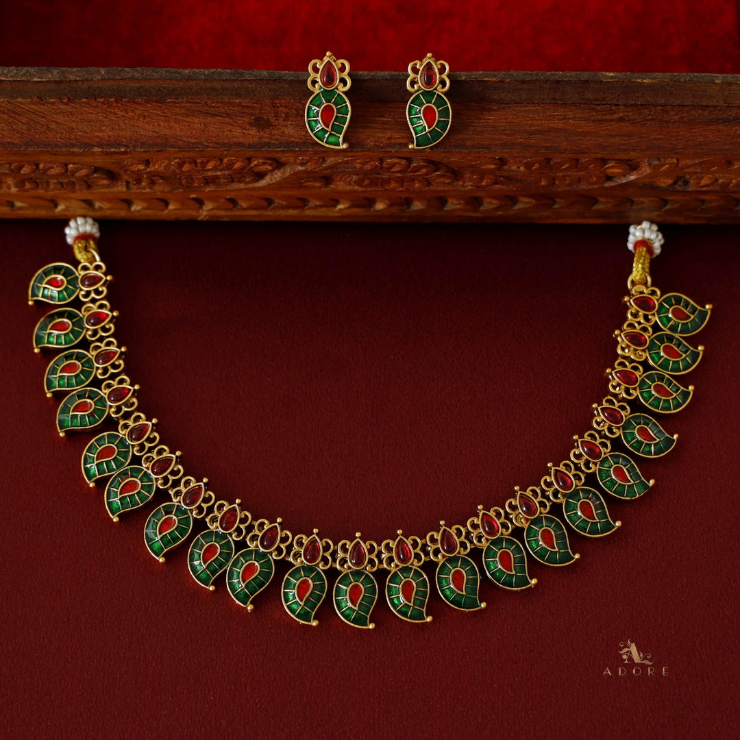 Aarya Devika Neckpiece With Earring