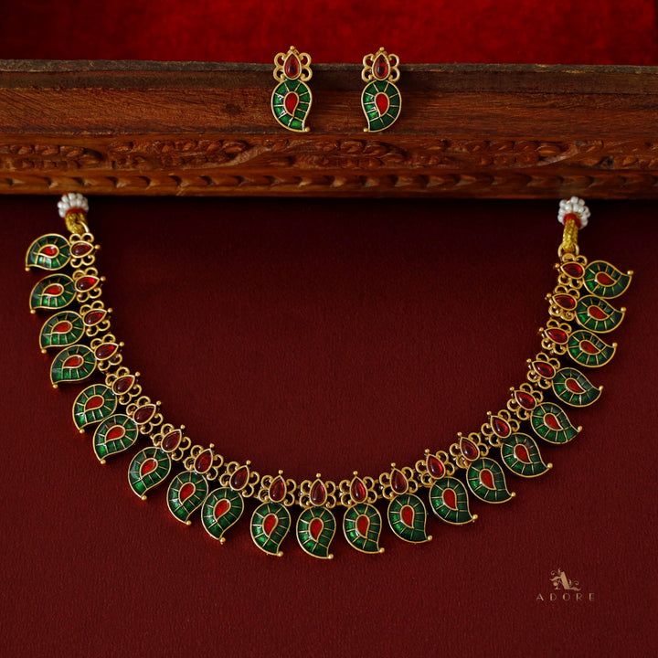 Aarya Devika Neckpiece With Earring