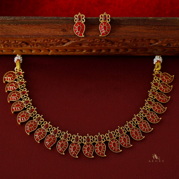 Aarya Devika Neckpiece With Earring