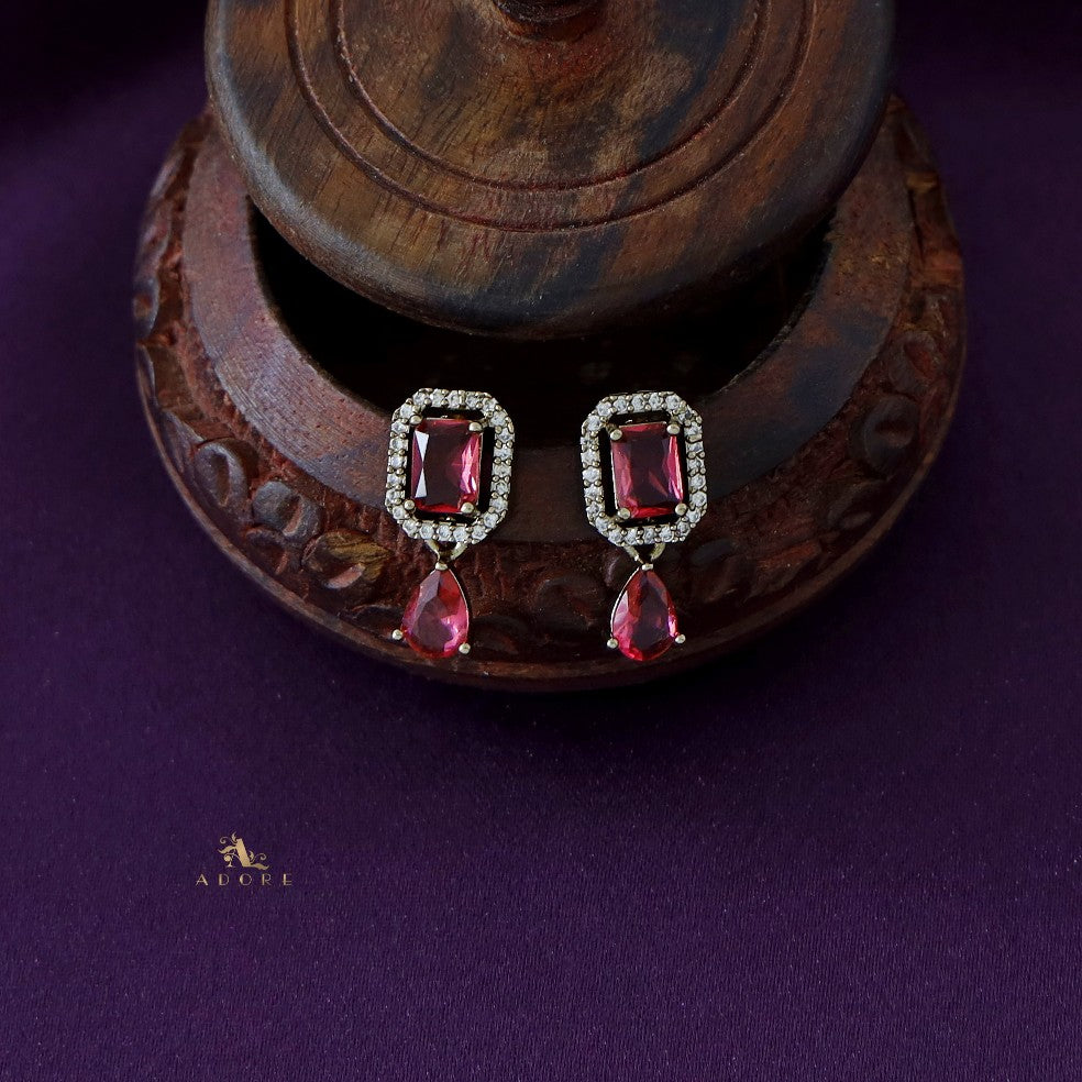 Crown Jewel Short Neckpiece with Earring