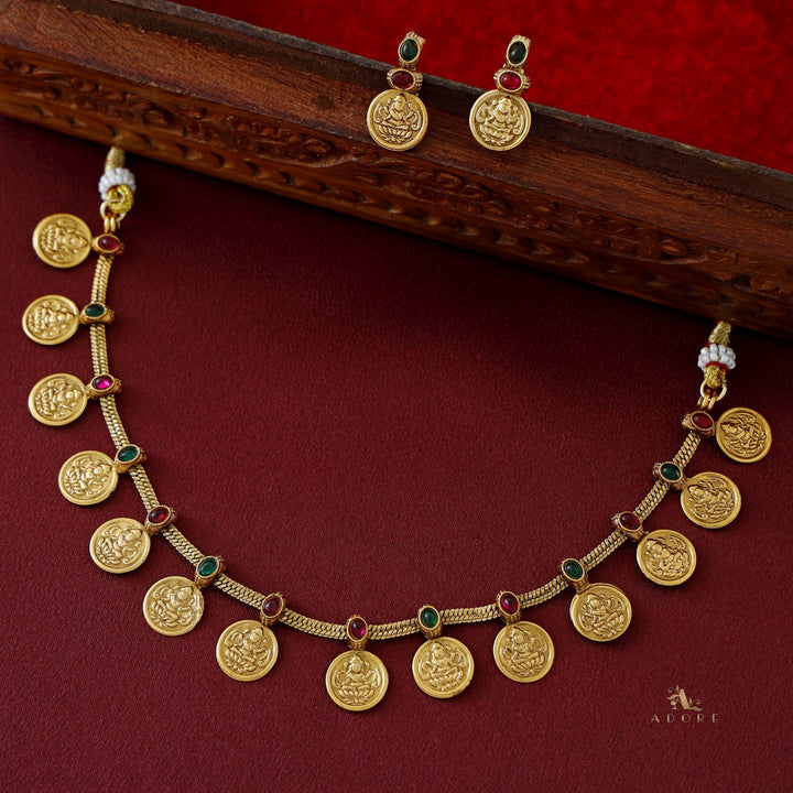Samvitha Devi Kashi Neckpiece with Earring