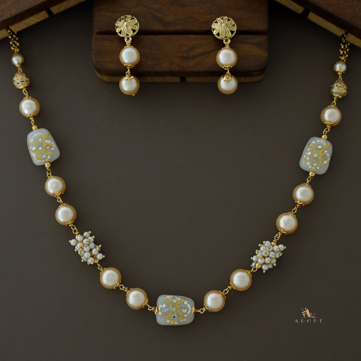 Jylan Pearl Neckpiece With Earring