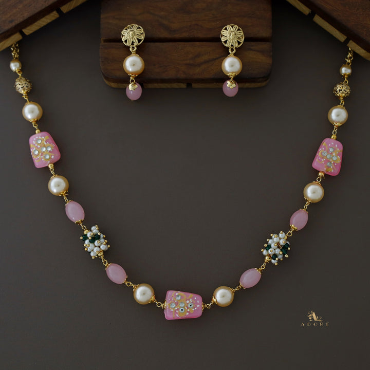 Jylan Pearl Neckpiece With Earring