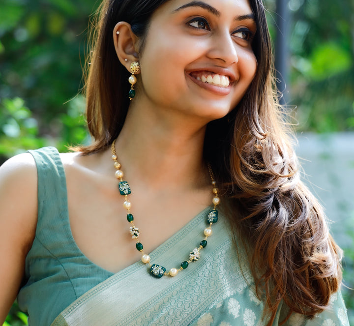 Jylan Pearl Neckpiece With Earring