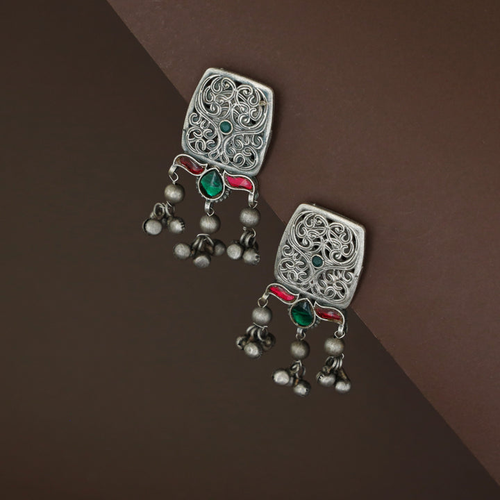 Mabilia Antique Jadau Ghungroo Earring