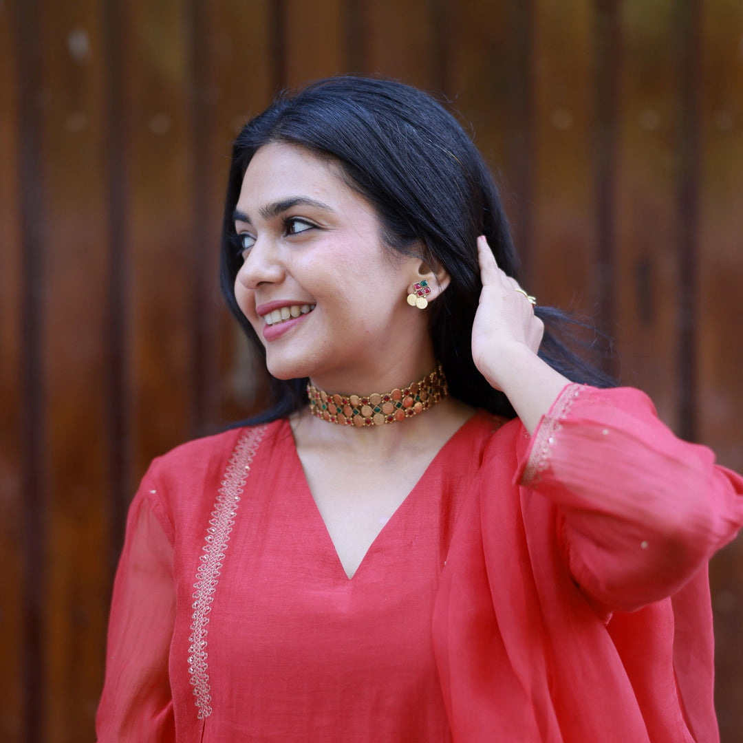 Vasishta Choker With Earring