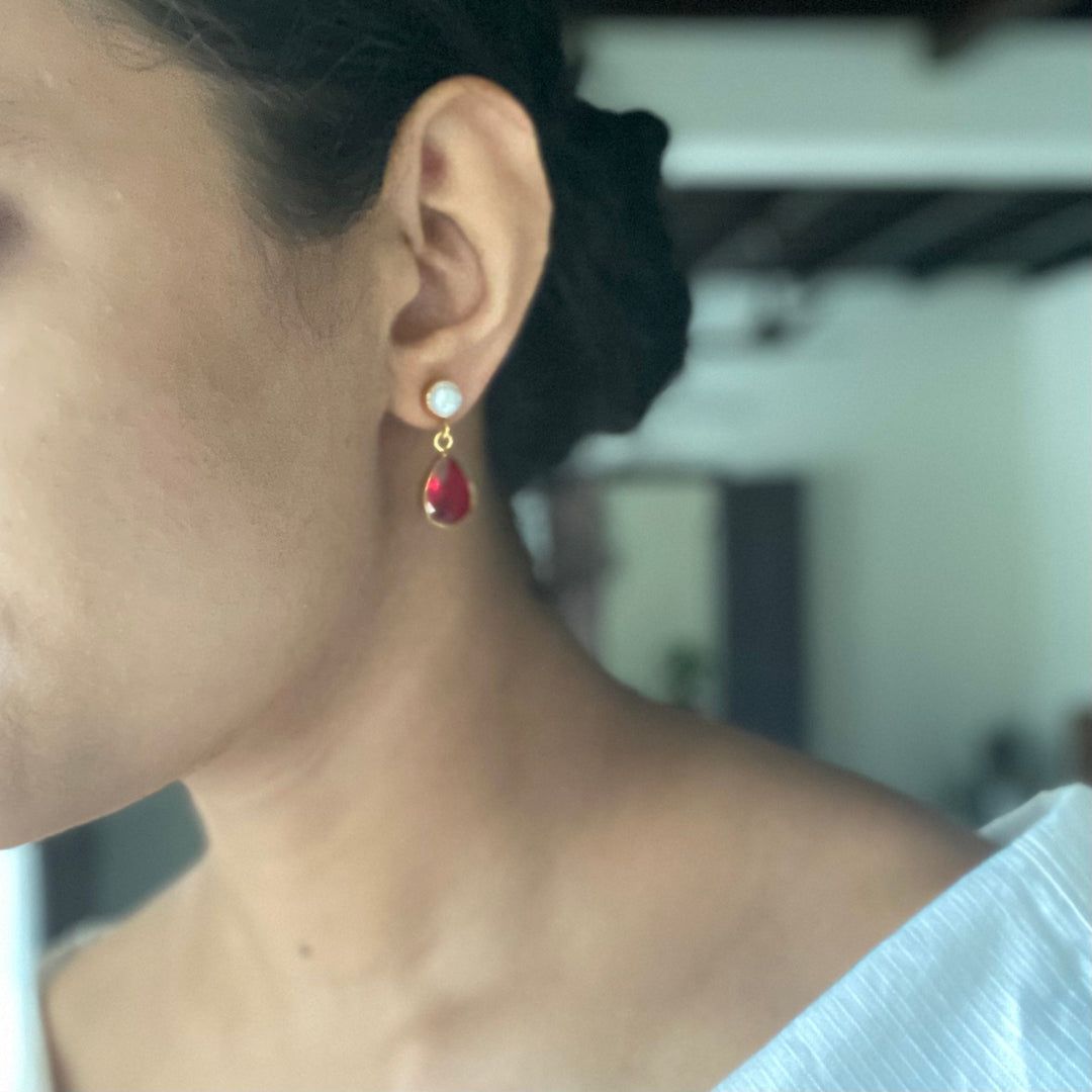 Pearl Drop Earring (Colour Option)