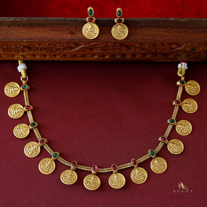 Samvitha Devi Kashi Neckpiece with Earring