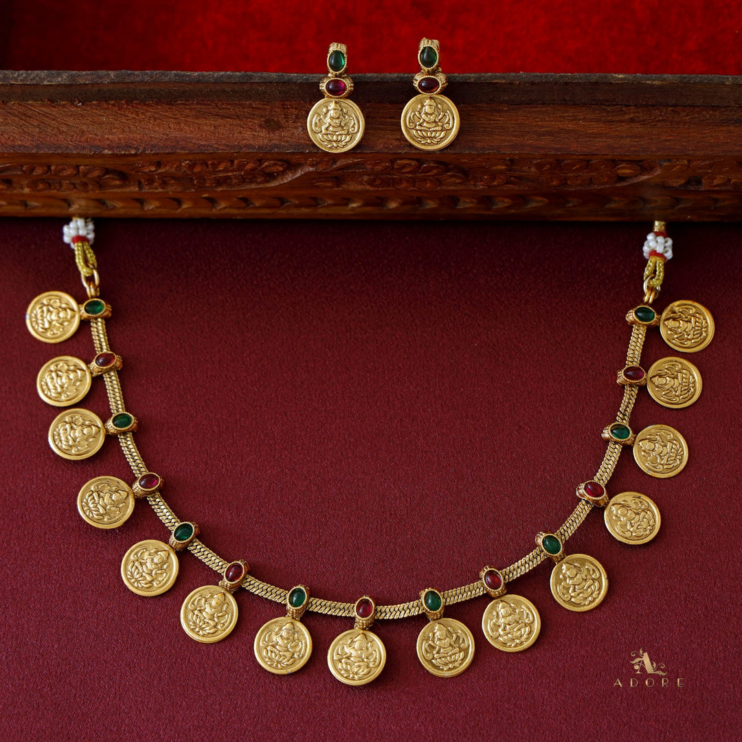 Samvitha Devi Kashi Neckpiece with Earring