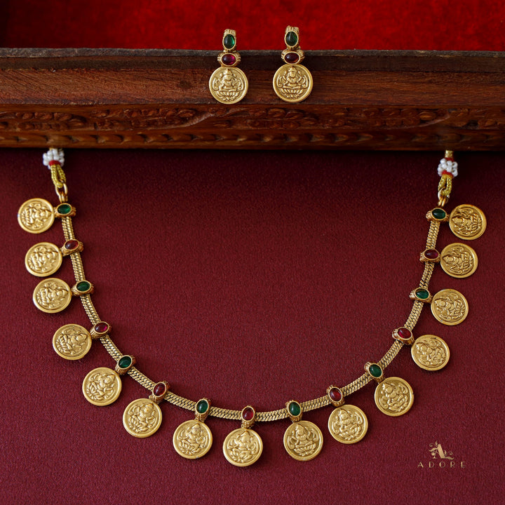 Samvitha Devi Kashi Neckpiece with Earring