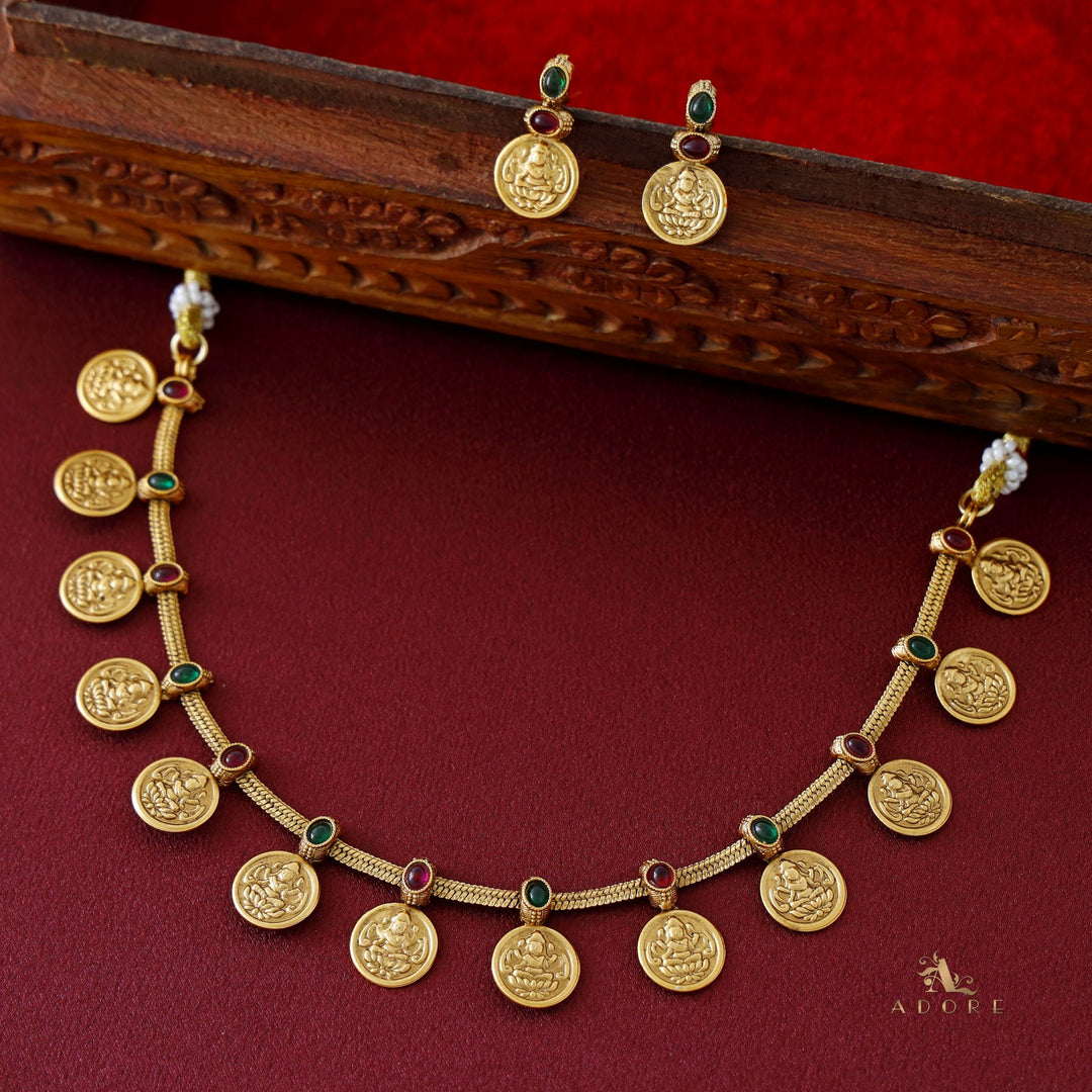 Samvitha Devi Kashi Neckpiece with Earring