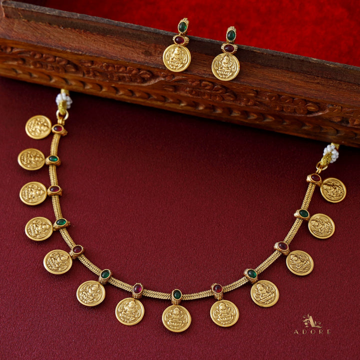 Samvitha Devi Kashi Neckpiece with Earring