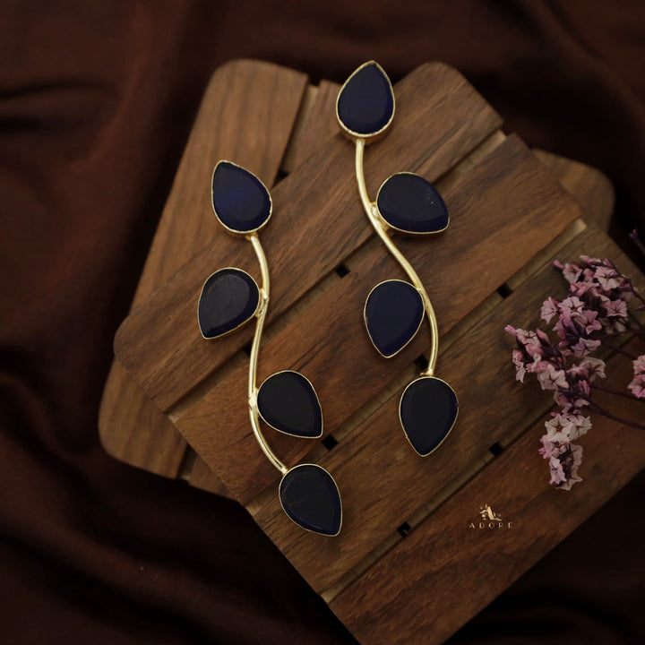 Curly Leaves Earring (Premium)