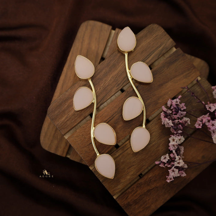 Curly Leaves Earring (Premium)