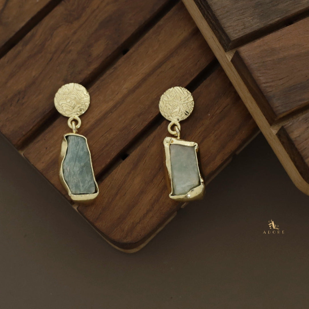 Raw Stone Hazel Neckpiece with Earring