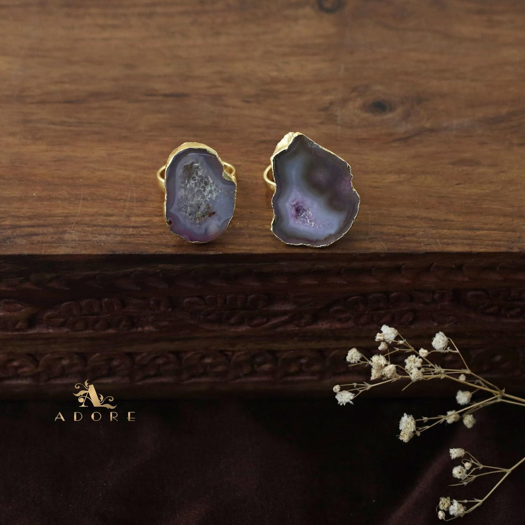 Agate Single Stone Rings