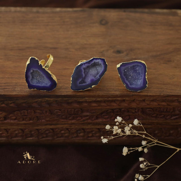 Agate Single Stone Rings