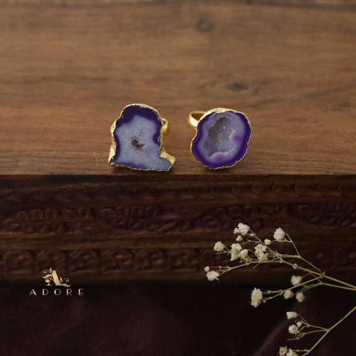 Agate Single Stone Rings