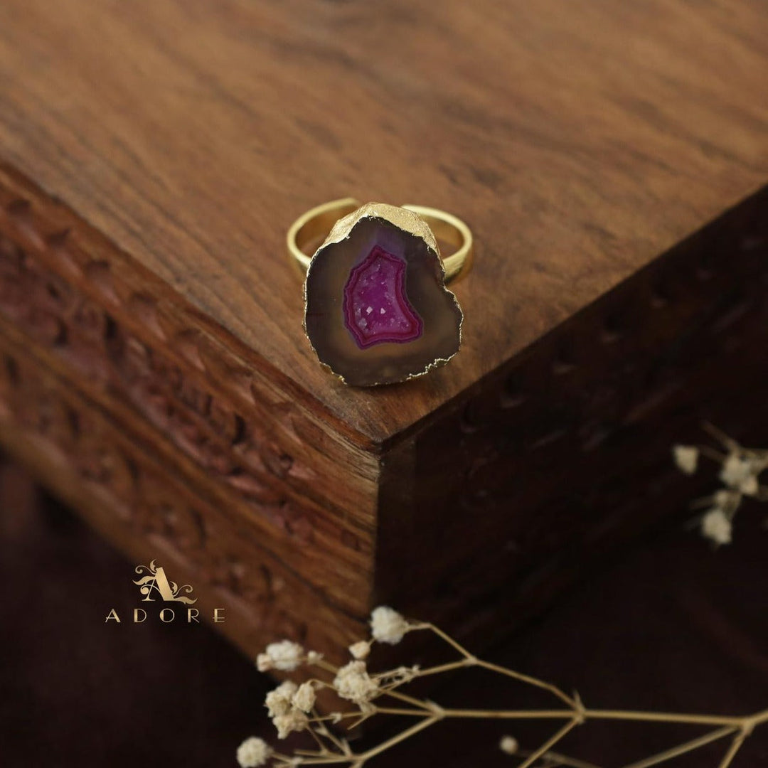 Agate Single Stone Rings