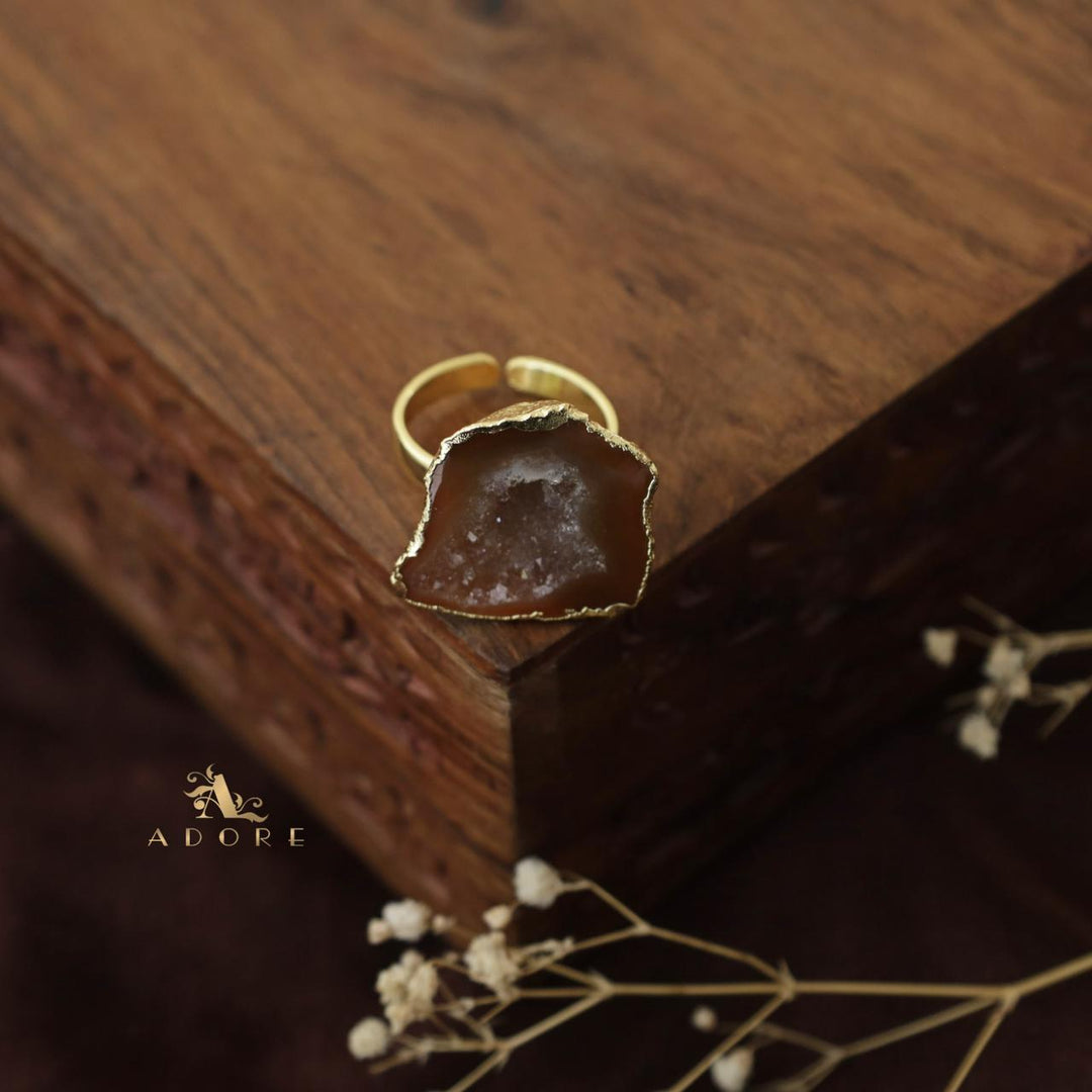 Agate Single Stone Rings