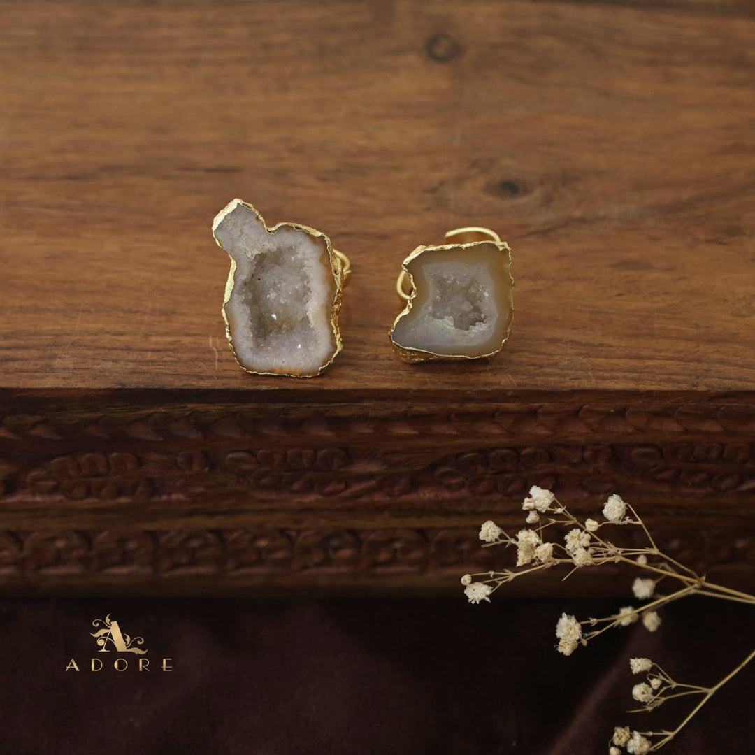 Agate Single Stone Rings