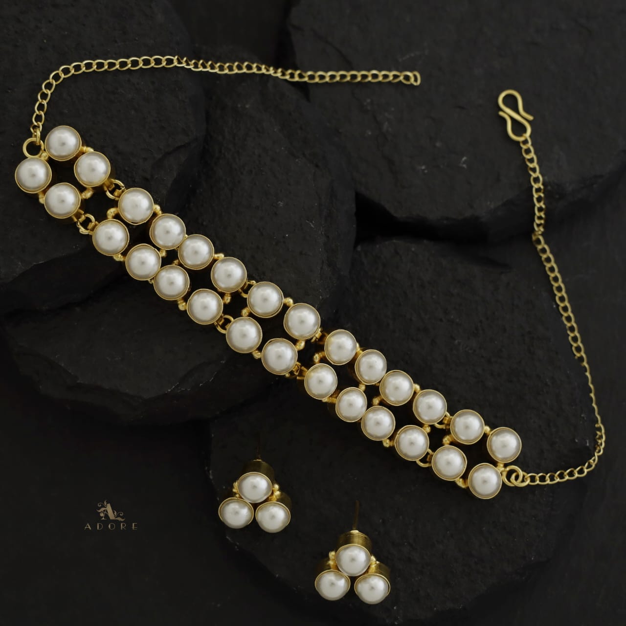 Ameri（アメリ）の「PEARL COLLAR CHOKER（チョーカー）」 - WEAR