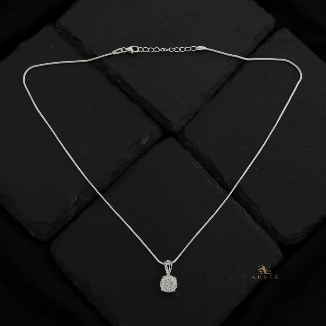 Silver Crown Neckpiece (8 mm) - 925 Sterling Silver