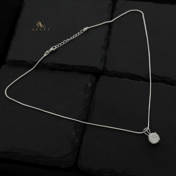 Silver Crown Neckpiece (8 mm) - 925 Sterling Silver