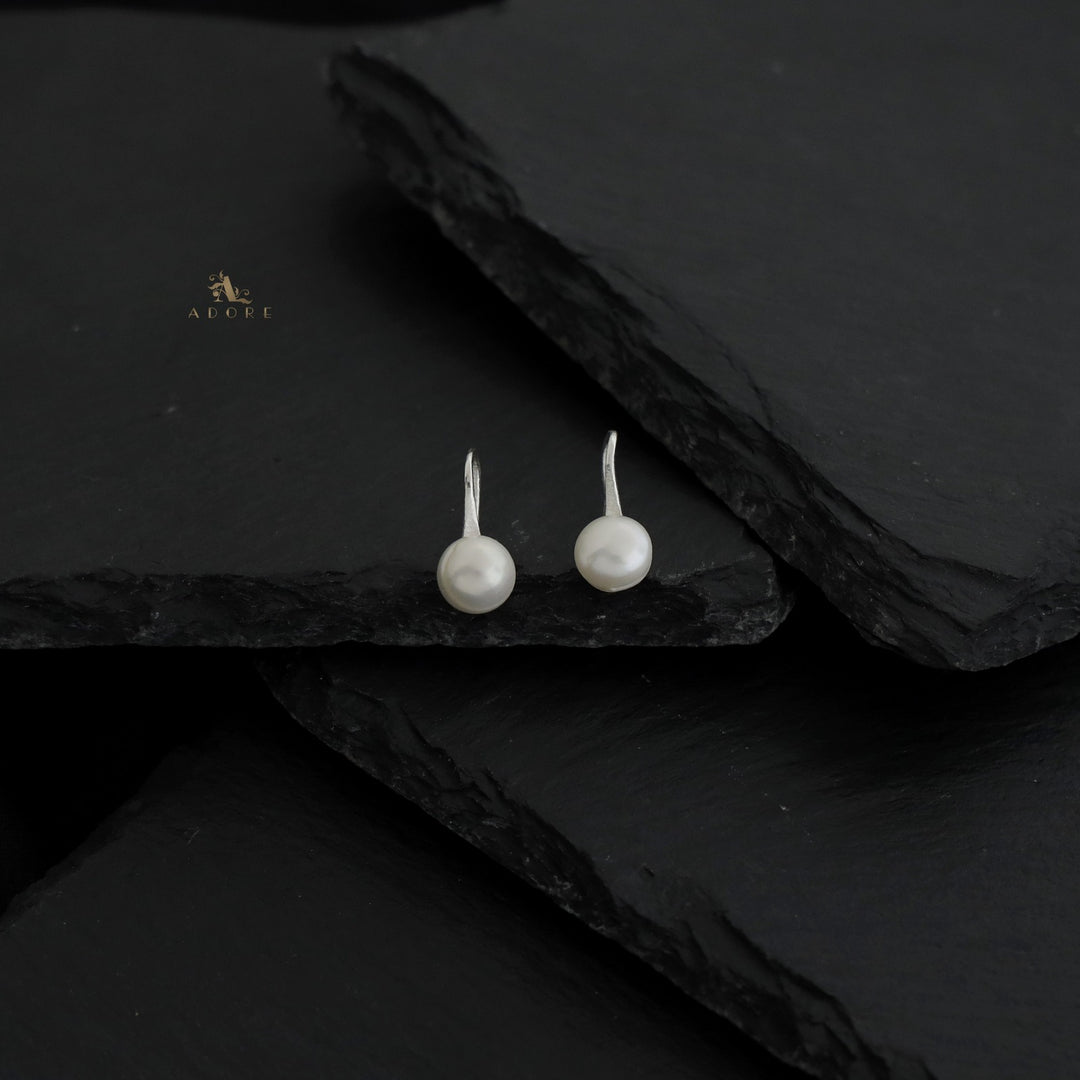 Silver Fresh Water Pearl Drop - 925 Sterling Silver
