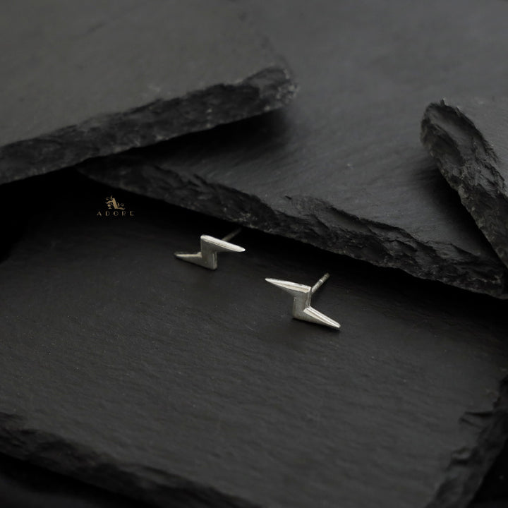 Silver Luminous Stud -  925 Sterling Silver
