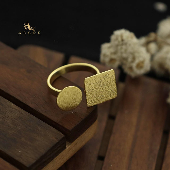 Circle and Square Ring