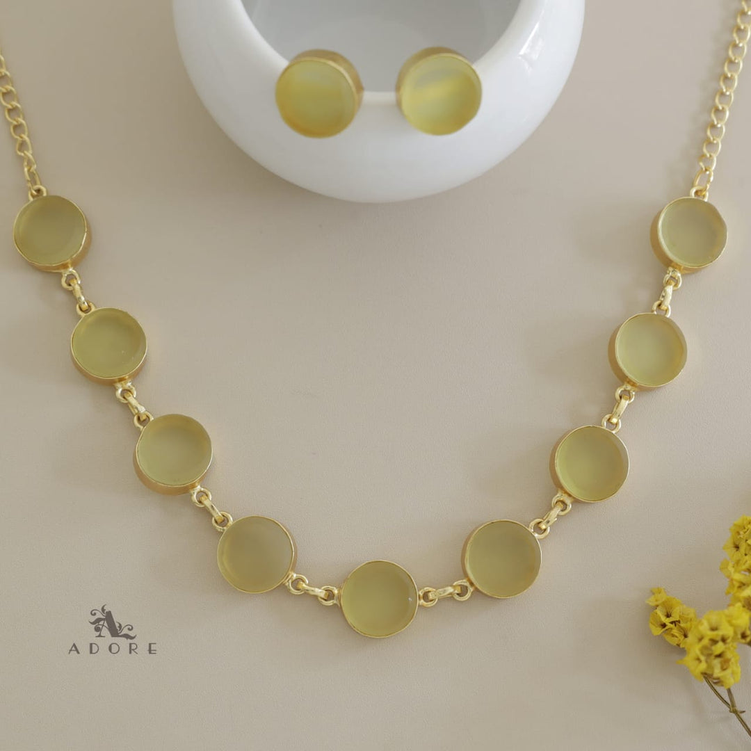 Raw Stone Ashara Neckpiece with Earrings