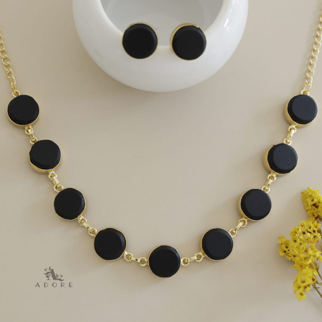 Raw Stone Ashara Neckpiece with Earrings