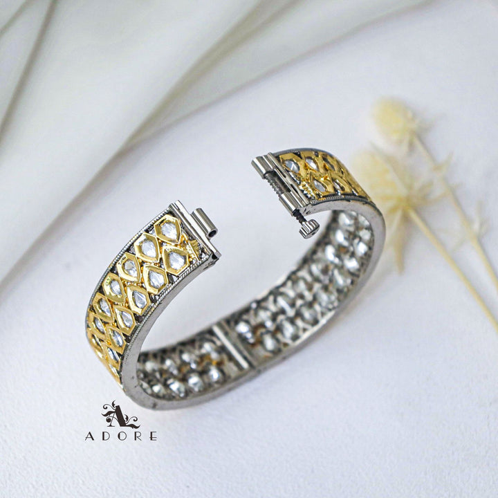 Abhigya Dual Tone Polki Bangle
