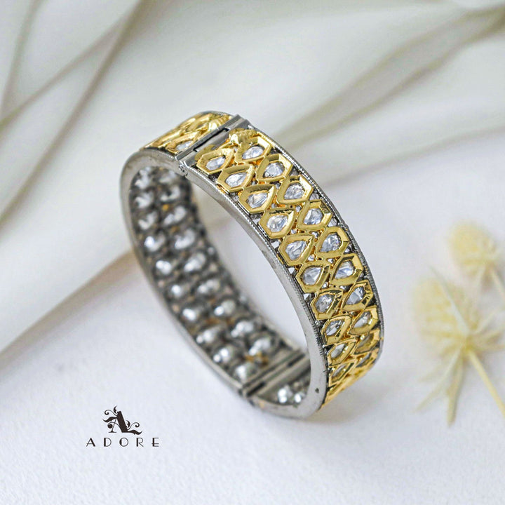 Abhigya Dual Tone Polki Bangle