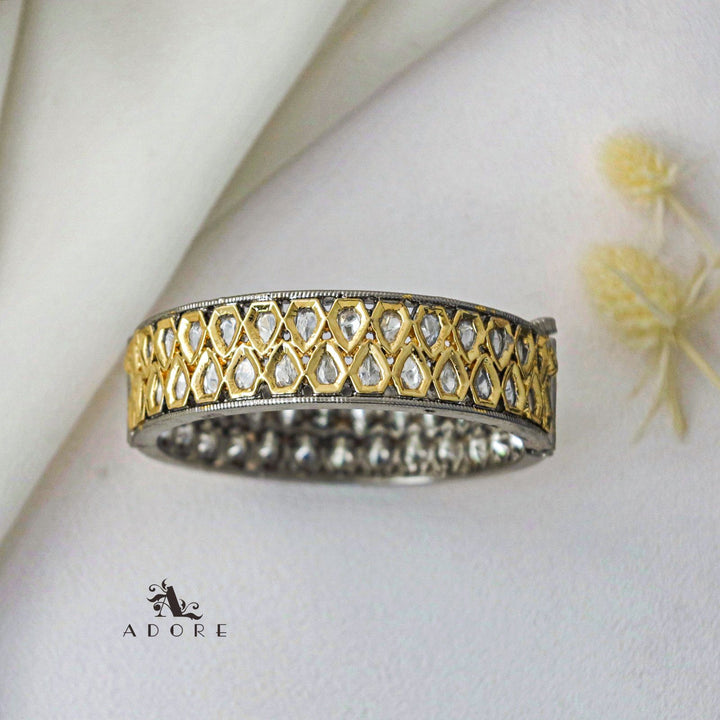 Abhigya Dual Tone Polki Bangle