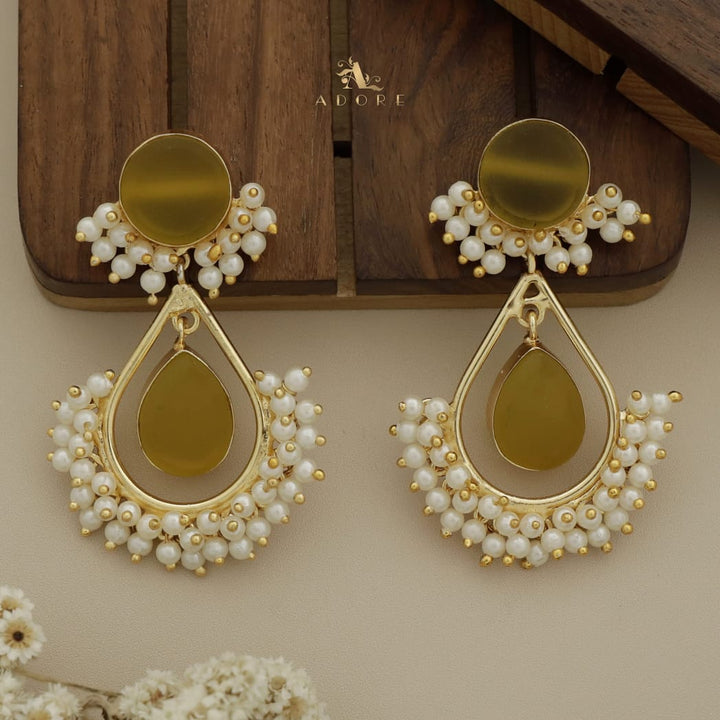 Adore - Raw Stone Angelic Earrings (Colour Options)