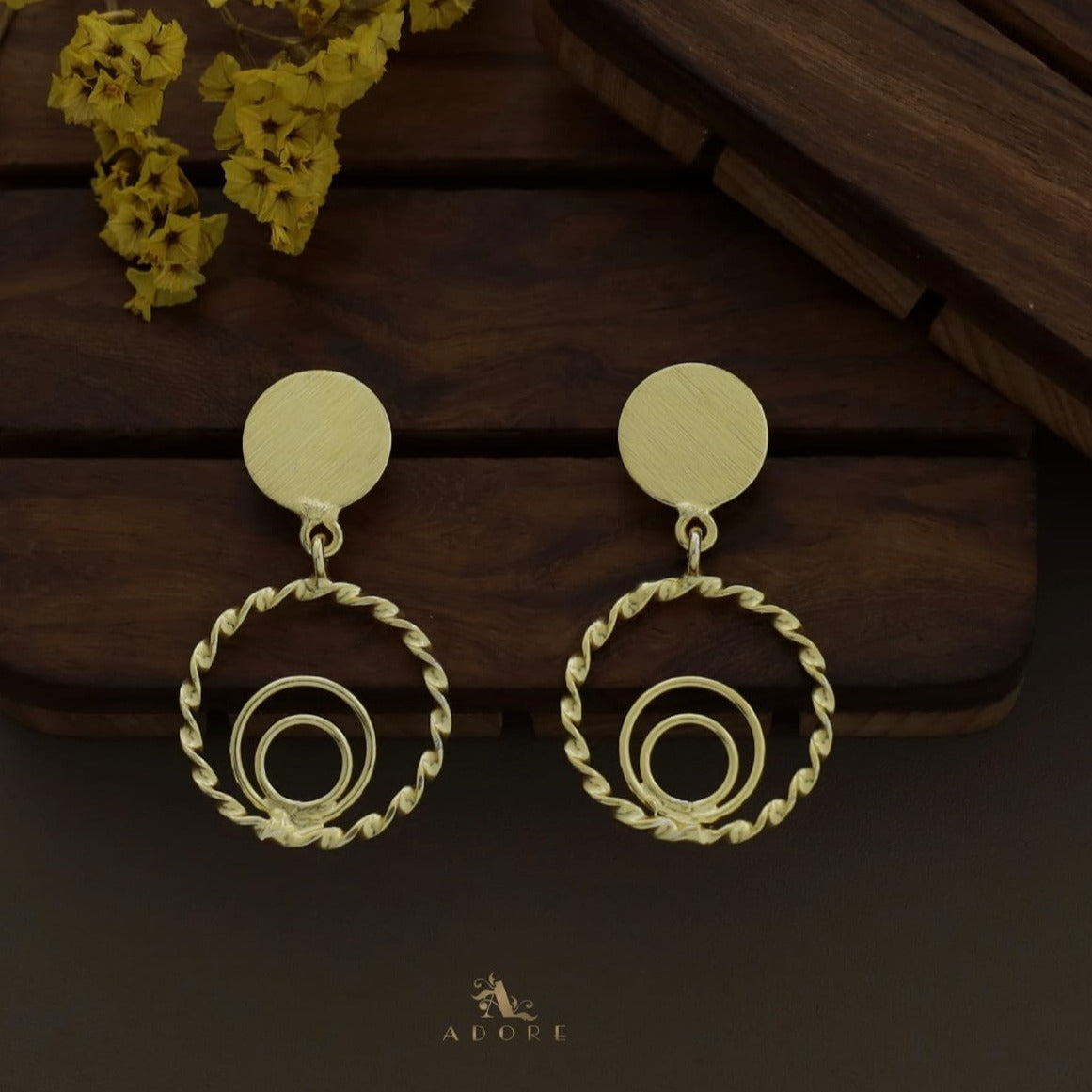 Traditional South Screw Back Alloy Gold and Micron Plated Round Earrin –  SVB Ventures