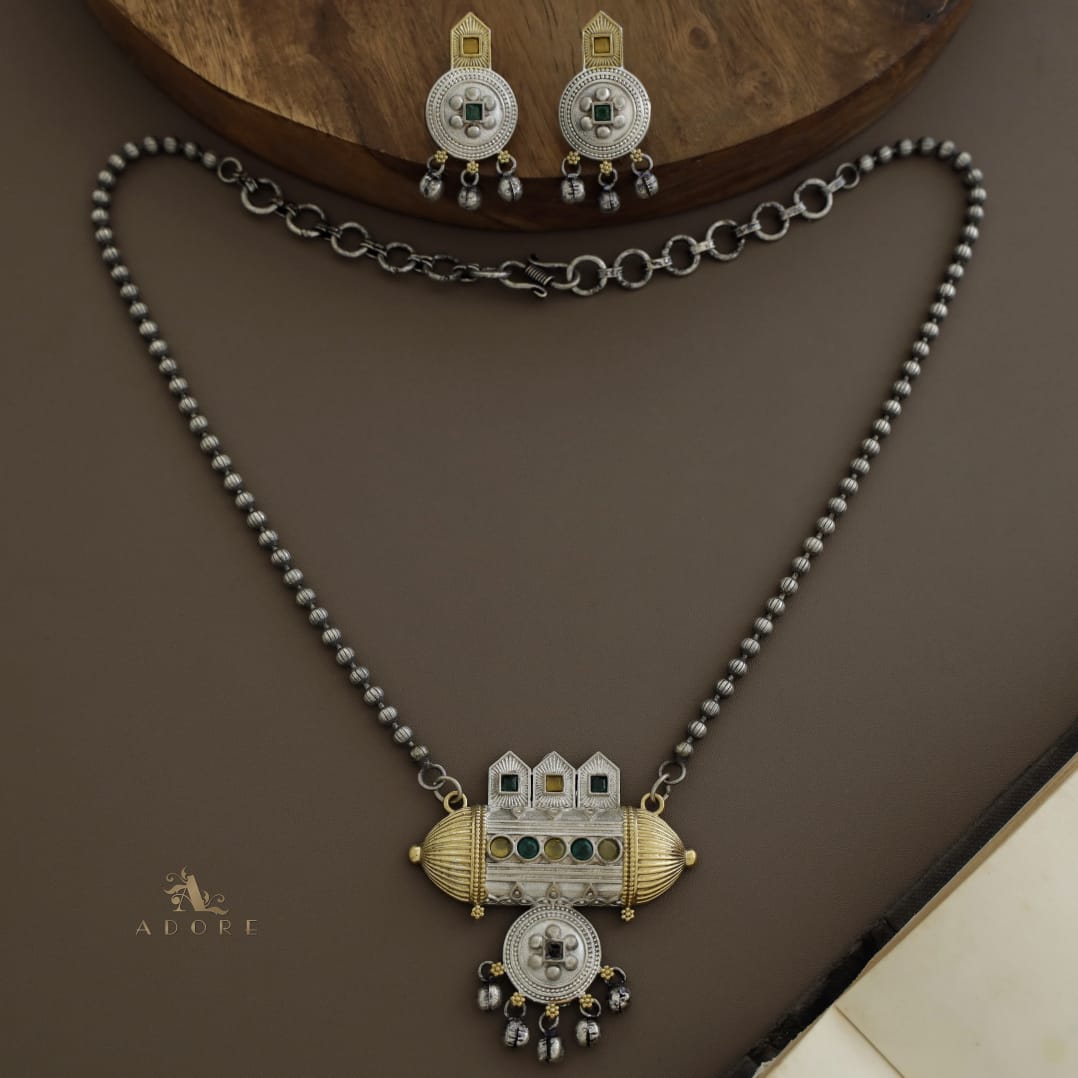 Sagareka Neckpiece With Earring