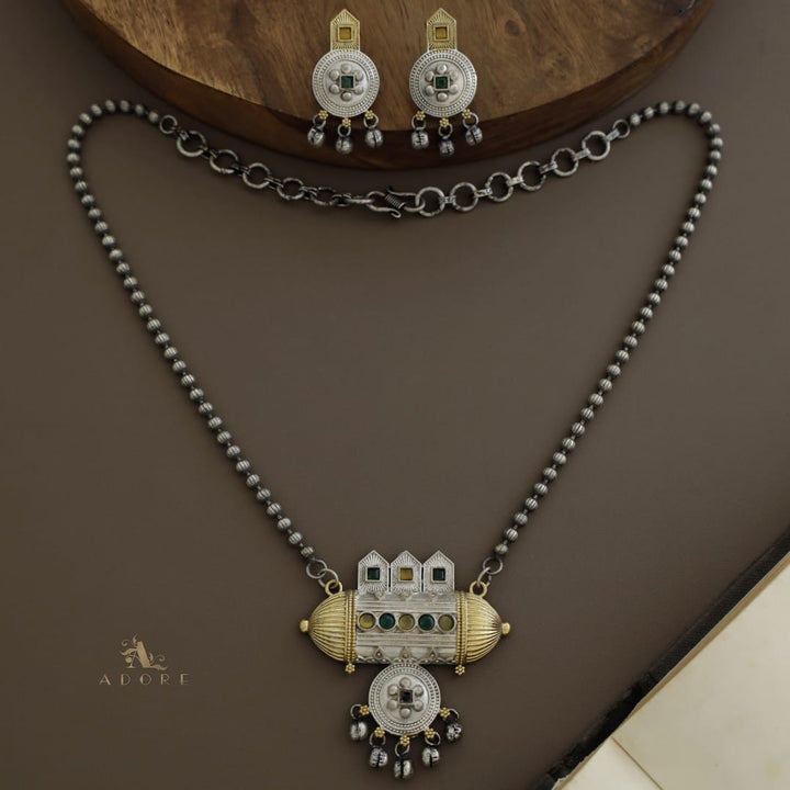 Sagareka Neckpiece With Earring