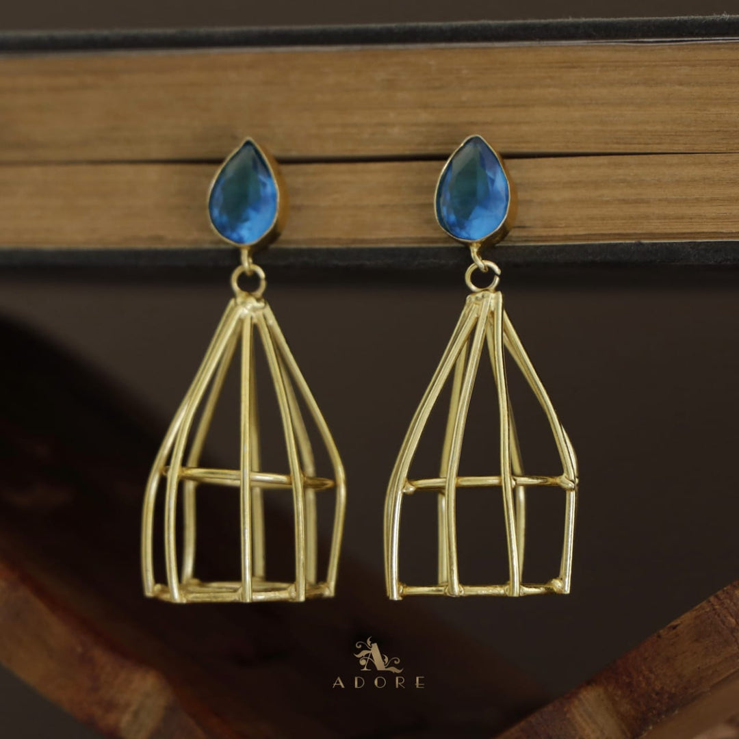 Golden Nest Glossy Drop Earring