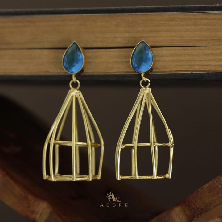 Golden Nest Glossy Drop Earring