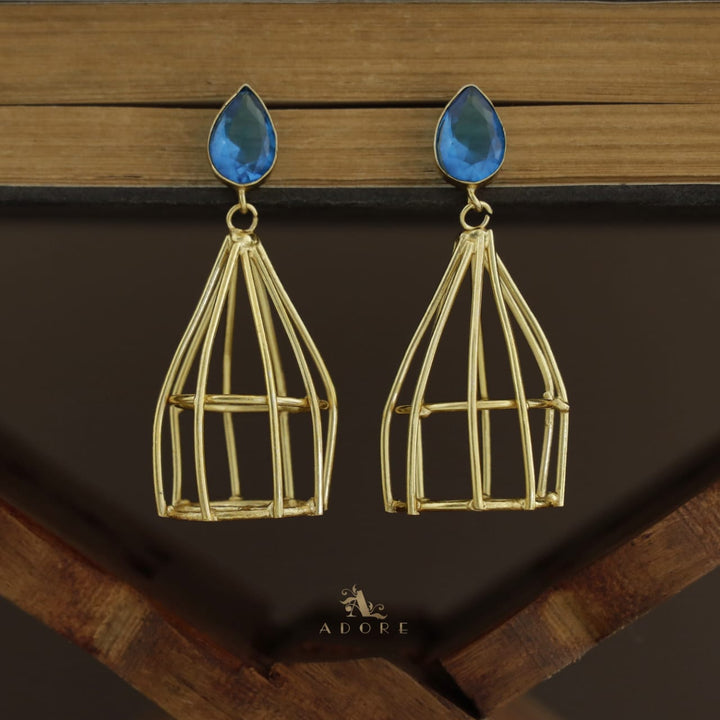 Golden Nest Glossy Drop Earring