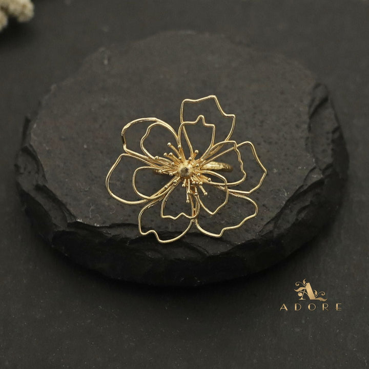 Golden Rosline Ring
