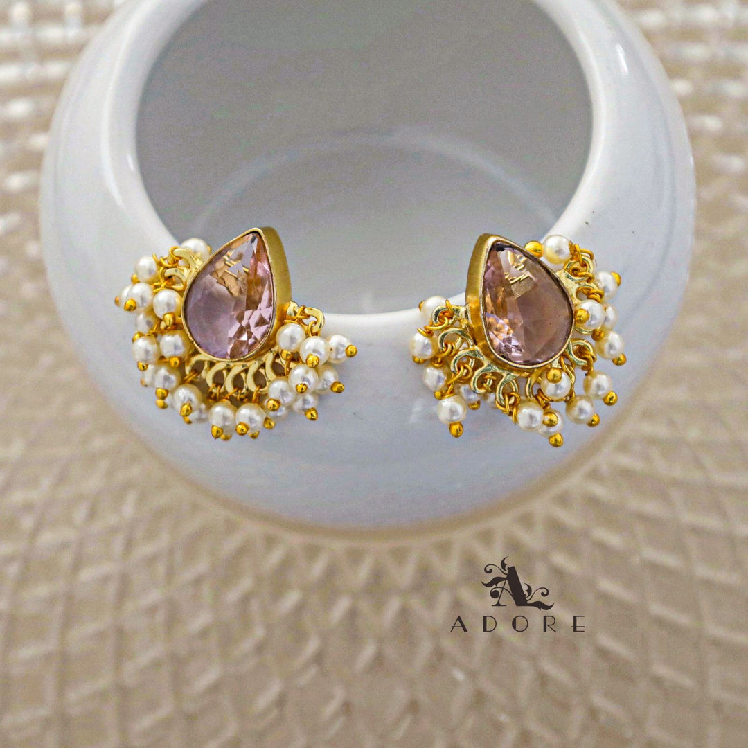 Ciriyac Glossy Cluster Pearl Earring